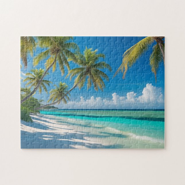 Puzzle Plage tropicale (Horizontal)