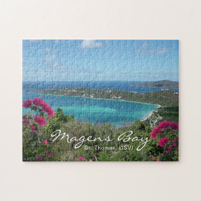Puzzle Plage tropicale de Magens Bay St. Thomas, Îles Vie (Horizontal)