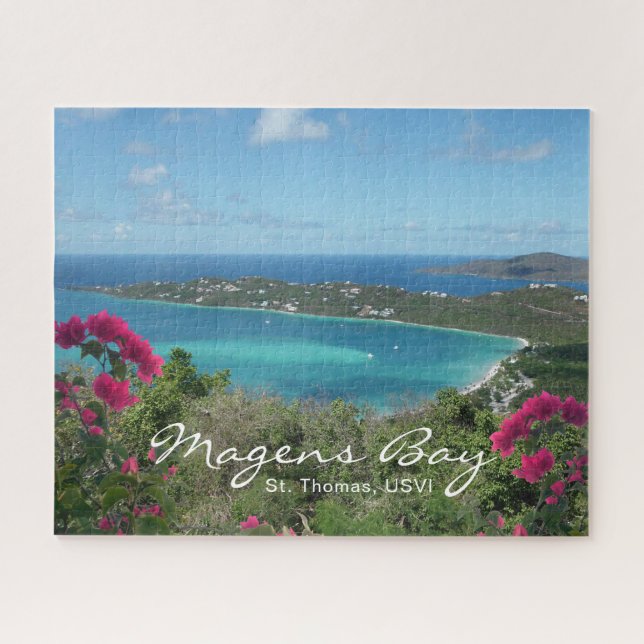 Puzzle Plage tropicale de Magens Bay St. Thomas, Îles Vie (Horizontal)