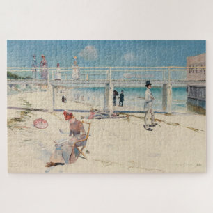 Puzzle Plage (Vacances à Mentone) (Art australien)