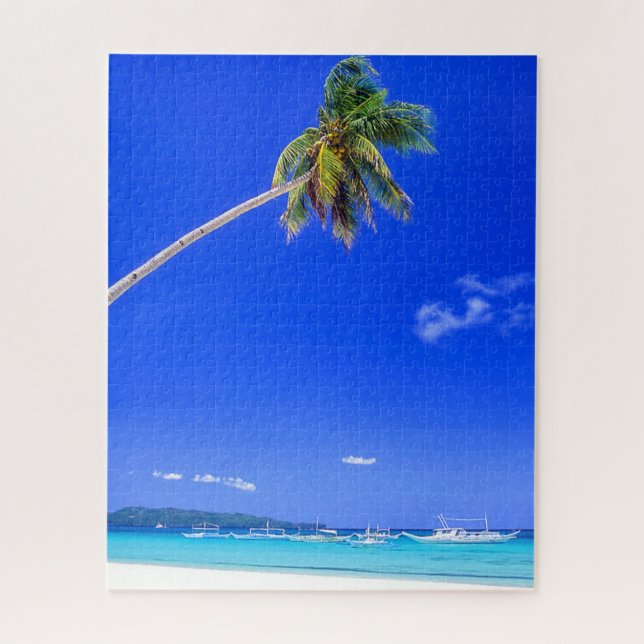 Puzzle Plages tropicales | White Beach, Phillipines (Vertical)