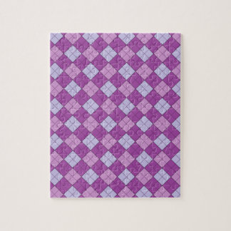 Puzzle Plaid violet