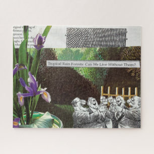 Puzzle Plaisanterie politique drôle Forêt Changement clim