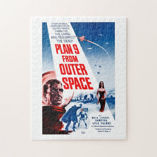 Puzzle Plan 9 de l'espace extra-atmosphérique (1957) (Vertical)