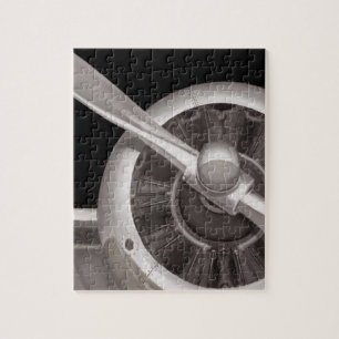 Puzzle Plan rapproché de propulseur d'avion