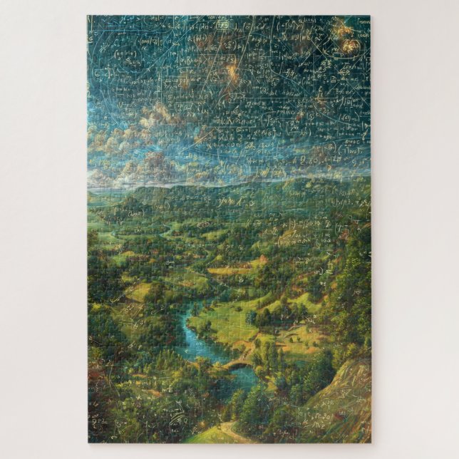 Puzzle Plan universel : La Vallée du Mathématicien (Vertical)