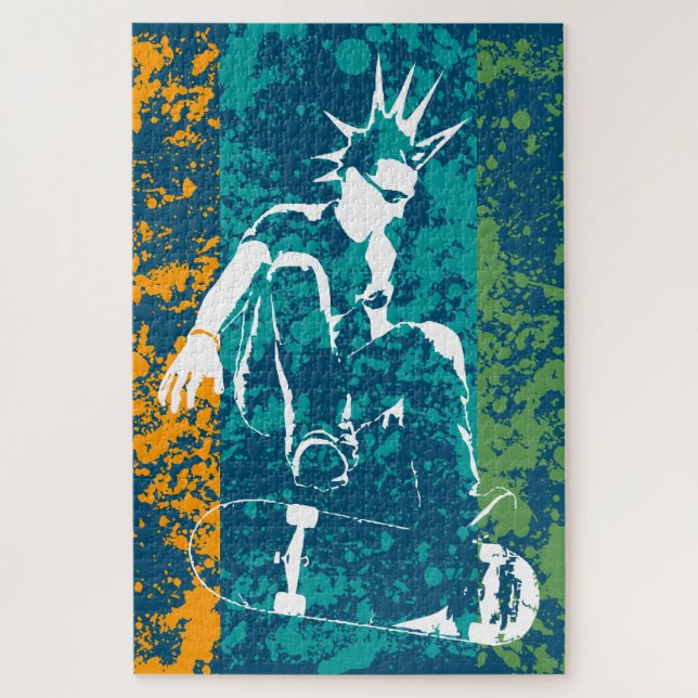 Puzzle planche à roulettes (Vertical)