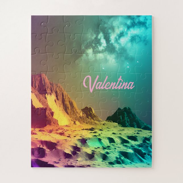 Puzzle Planète cosmique Indigo sous l'image Extraordinair (Vertical)