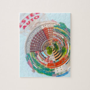 Puzzle Planète minuscule Kansas City de construction