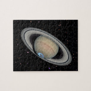 Puzzle Planète Saturn Starry Sky