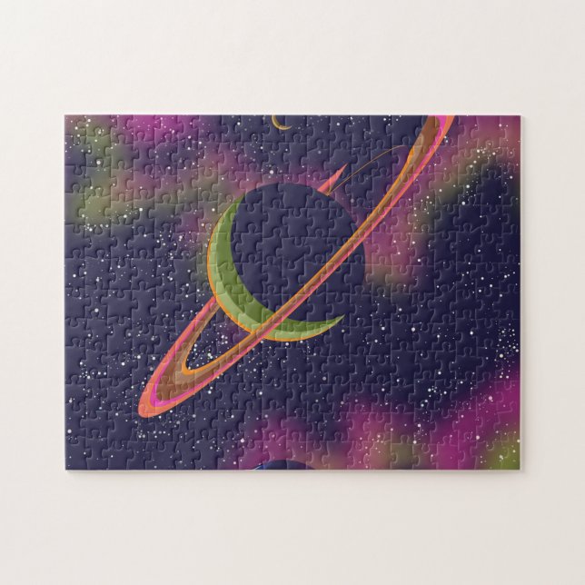 Puzzle Planètes et Étoiles (Horizontal)