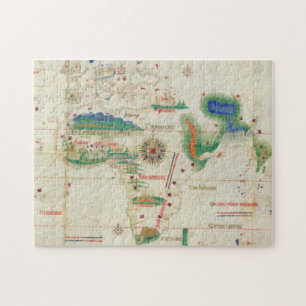Puzzle Planisphere   1502 de Cantino