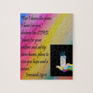 Puzzle Plans pour l'espoir et un avenir