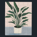 Puzzle Plante d'intérieur<br><div class="desc">Plante d'intérieur IV par Victoria Borges. Comporte une plante d'intérieur mise en pot sur un fond neutre.</div>