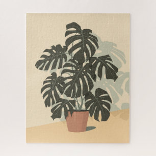 Puzzle Plante tropical. Monstera