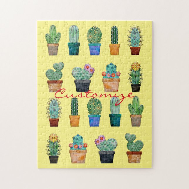 Puzzle Plantes de Cactus assortés Thunder_Cove (Vertical)