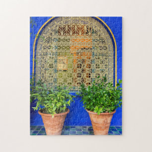 Puzzle Plantes en Pot au Jardin