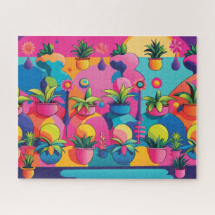 Puzzle Plantes maximalistes pointillés
