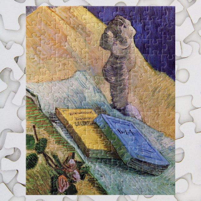 Puzzle Plaster Statuette Rose et romans Vincent van Gogh (Créateur téléchargé)
