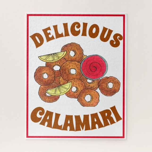 Puzzle Plat de Calamari frits Alimentation Italienne Entr (Vertical)