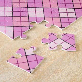 Puzzle Plat rose