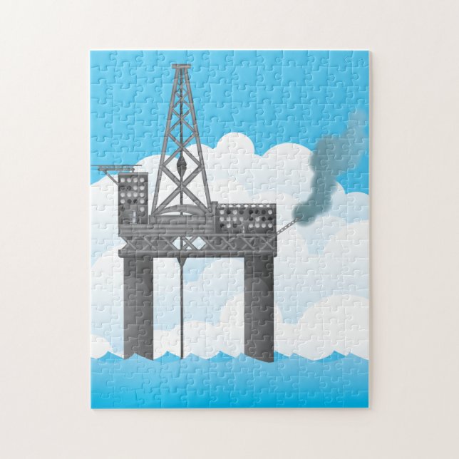 Puzzle Plateforme pétrolière (Vertical)