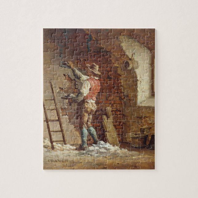 Puzzle Plâtrier, c.1807 (huile sur le panneau) (Vertical)