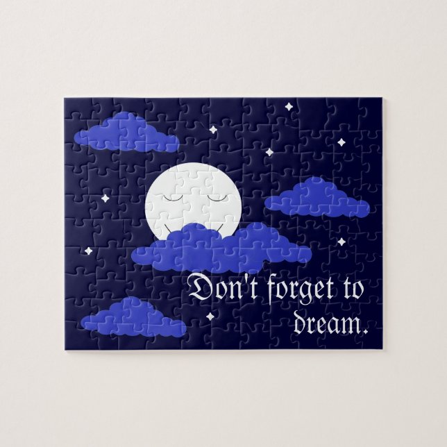 Puzzle Pleine lune à Midnight & Stars : (Horizontal)