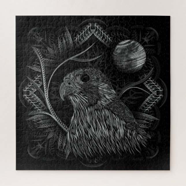 Puzzle Pleine lune de faucon (Vertical)