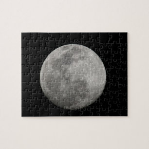 Puzzle Pleine lune en noir et blanc. Crédit : Arthur