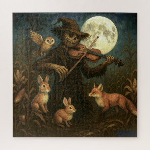 Puzzle Pleine lune Scarecrow Serenade