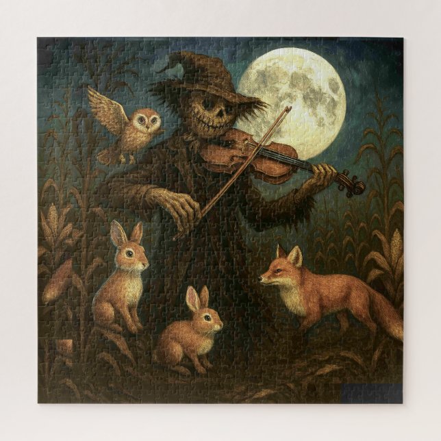 Puzzle Pleine lune Scarecrow Serenade (Vertical)