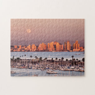 Puzzle Pleine lune sur San Diego