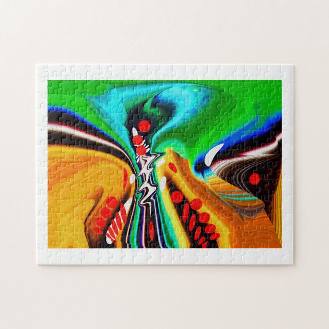 Puzzle Pliages dans l'art du temps (Horizontal)