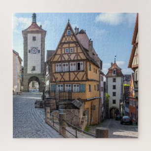 Puzzle Plönlein à Rothenburg ob der Tauber, Allemagne