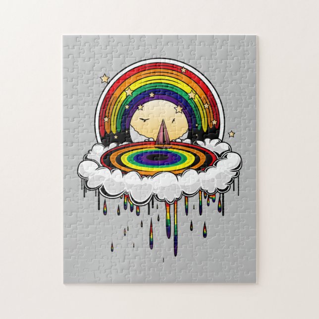Puzzle Pluie arc-en-ciel (Vertical)