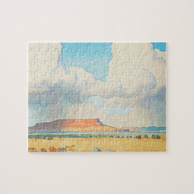 Puzzle Pluie sur la Mesa par Maynard Dixon (Horizontal)