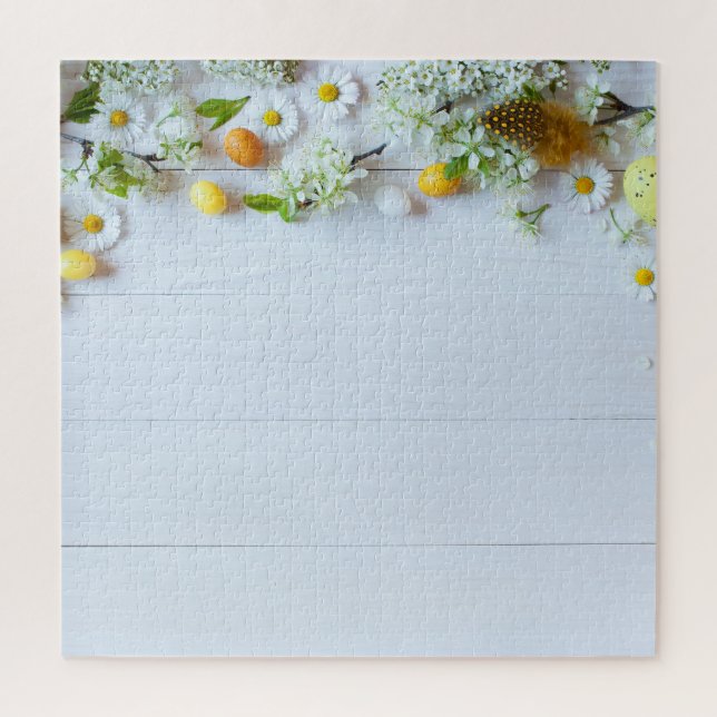 Puzzle Plum de cerisier de Pâques : Oeufs Jaunes. (Vertical)