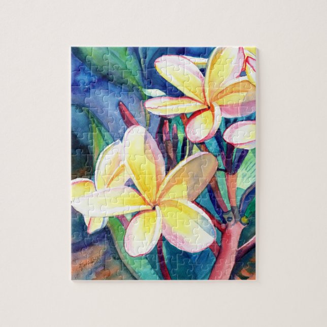 Puzzle Plumeria douce 4 (Vertical)