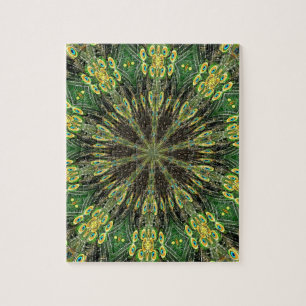 Puzzle Plumes de paon Kaleidoscope 2