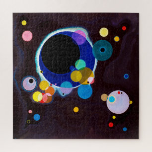 Puzzle Plusieurs cercles, Wassily Kandinsky