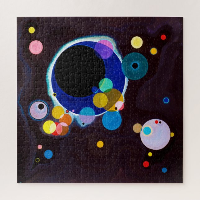 Puzzle Plusieurs cercles, Wassily Kandinsky (Vertical)