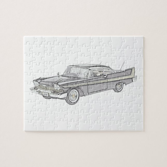 Puzzle Plymouth Fury 1958 (Horizontal)