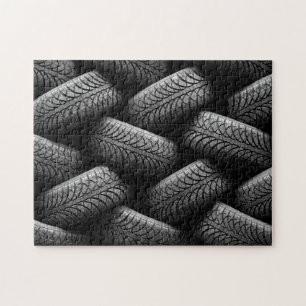 Puzzle Pneus de voiture noir