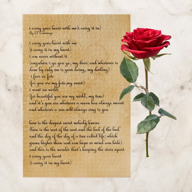 Puzzle Poème EE Cummings (Créateur téléchargé)