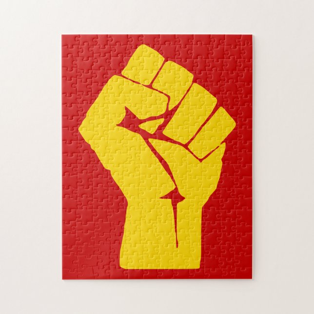 Puzzle Poing, Rebelle, Émeute, Résistance, Style Communis (Vertical)