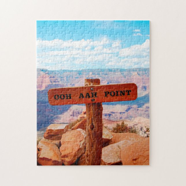 Puzzle Point Arizona Ooh Aah Grand Canyon. (Vertical)
