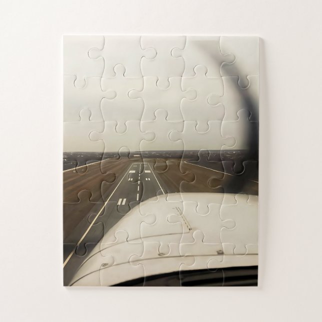 Puzzle Point de vue du pilote : décollage du poste de pil (Vertical)