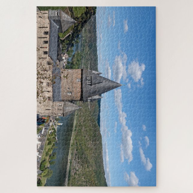 Puzzle Point de vue sur le Rhin avec le Burcht Sta (Vertical)
