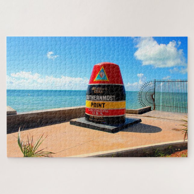 Puzzle Point le plus au sud Key West, Floride (Horizontal)